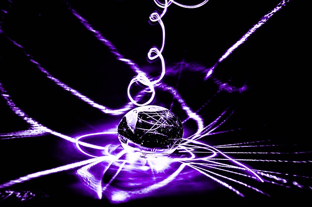 fialový laser